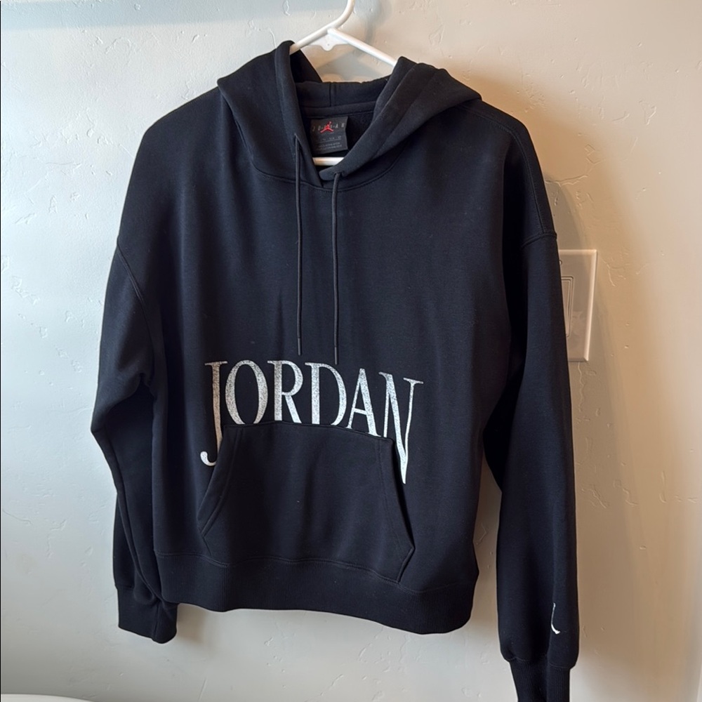 Jordan Black Sweater with Relaxed Fit